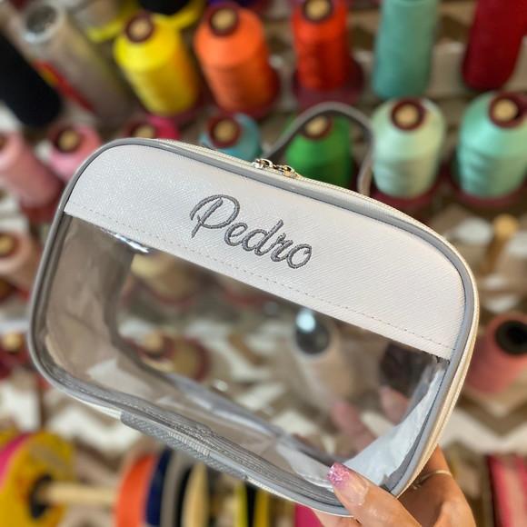 Maleta P necessaire com transparência