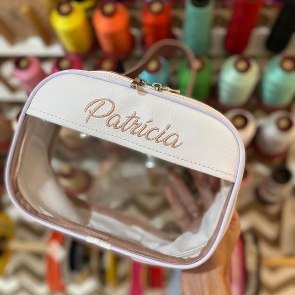 Maleta P necessaire com transparência