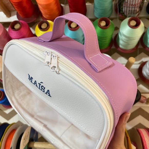 Maleta P necessaire com transparência