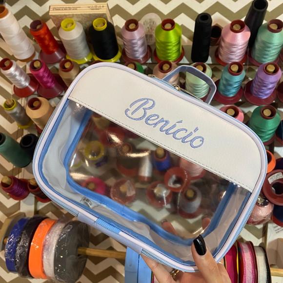 Maleta P Necessaire com Transparência
