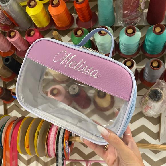 Maleta P Necessaire com Transparência