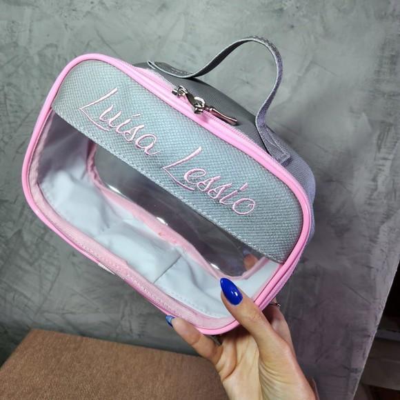 Maleta P Necessaire com Transparência