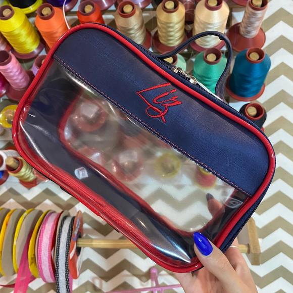 Maleta P Necessaire com Transparência