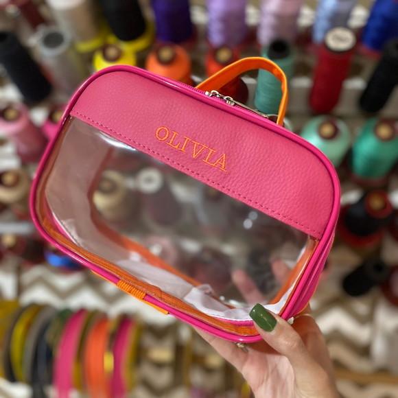 Maleta P Necessaire Com Transparência