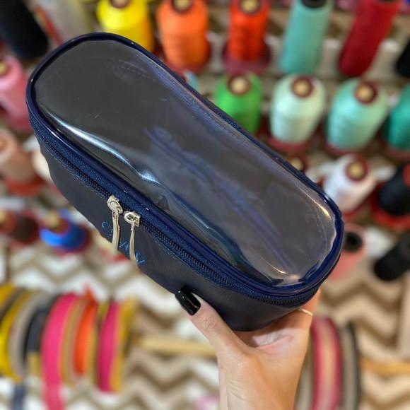 Necessaire / estojo / porta maquiagem com transparencia