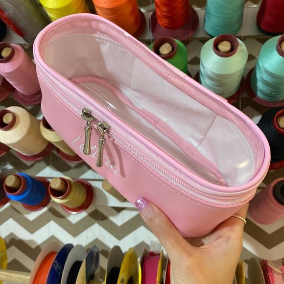 Necessaire / estojo / porta maquiagem com transparencia
