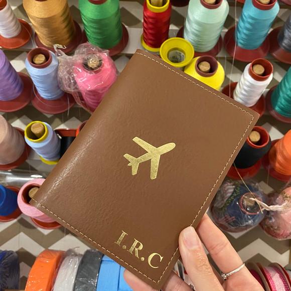 Porta Passaporte Personalizado