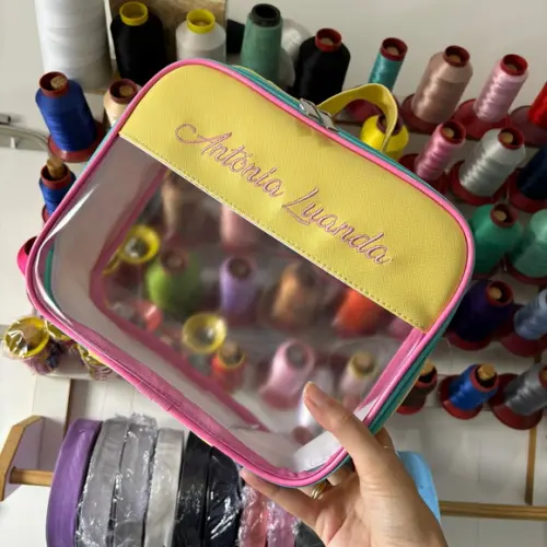 20 Unidades Maleta m Necessaire com Transparência