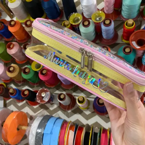 Kit 3 Unidades Estojo Modelo Cem Pens Plastico Personalizado