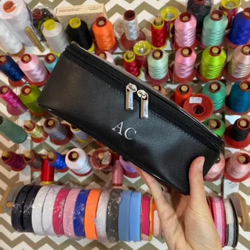 Kit Maleta m + Necessaire / Estojo com Transparência