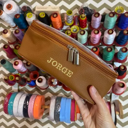 Kit Maleta m + Necessaire / Estojo com Transparência