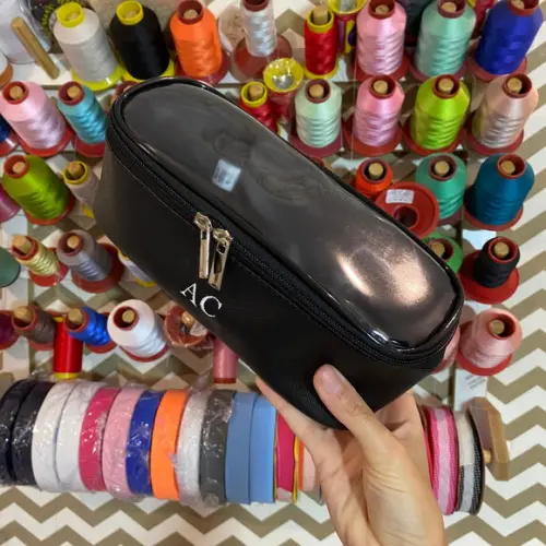 Kit Maleta m + Necessaire / Estojo com Transparência