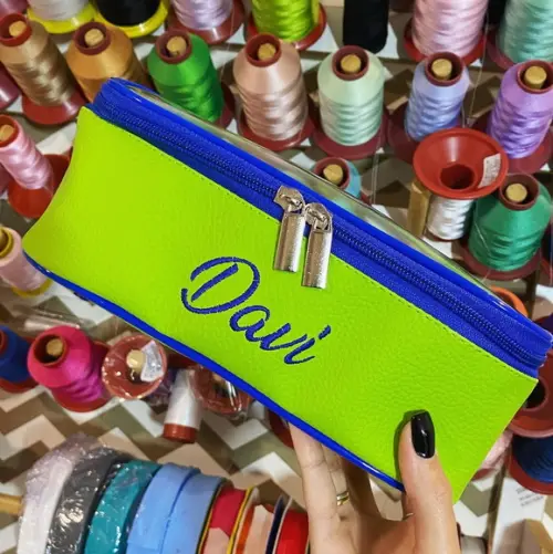 Kit Maleta m + Necessaire / Estojo com Transparência