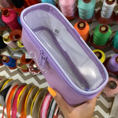 Kit Maleta m + Necessaire / Estojo com Transparência