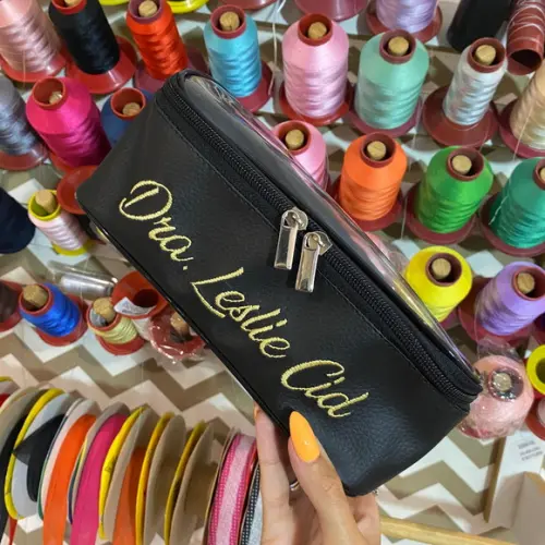 Kit Maleta m + Necessaire / Estojo com Transparência