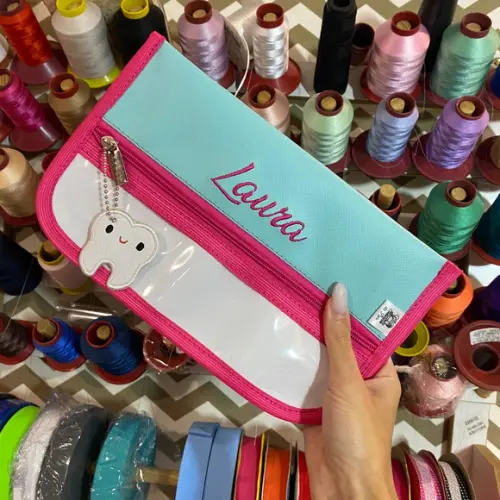 Kit Necessaire Porta Escova de Dente + Organizador Multiuso