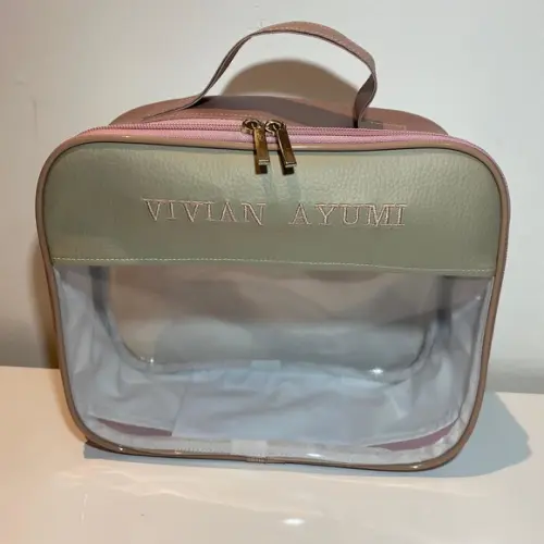 Maleta G / necessaire com transparência