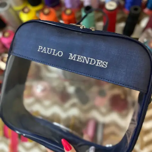Maleta G / Necessaire Com Transparência