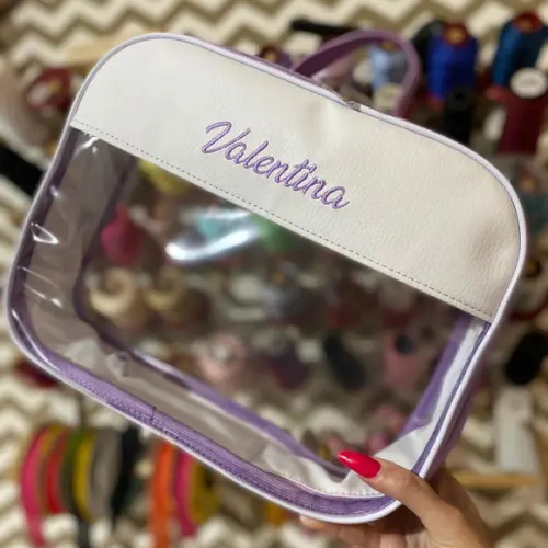 Maleta G / Necessaire Com Transparência