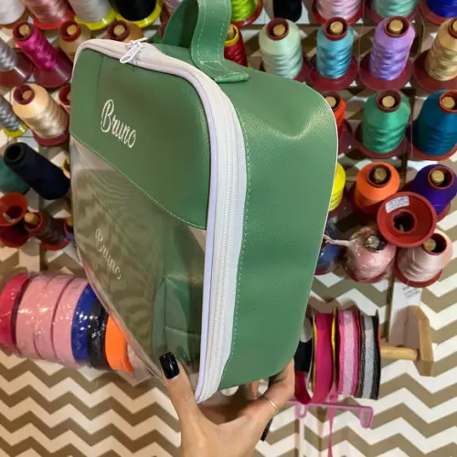 Maleta G Necessaire com Transparência + Necessaire m