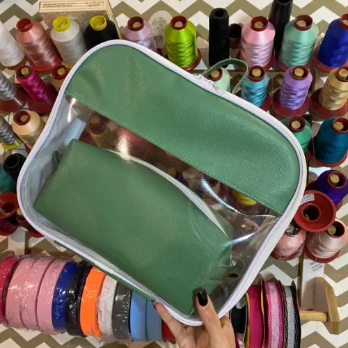 Maleta G Necessaire com Transparência + Necessaire m
