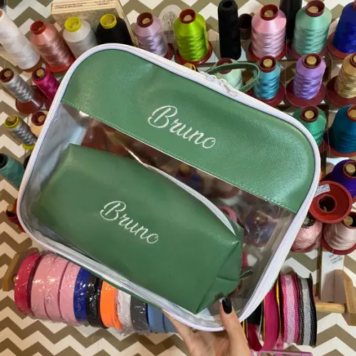Maleta G Necessaire com Transparência + Necessaire m