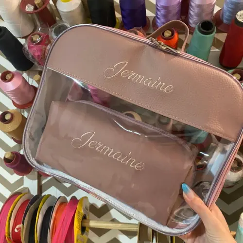 Maleta G Necessaire com Transparência + Necessaire m
