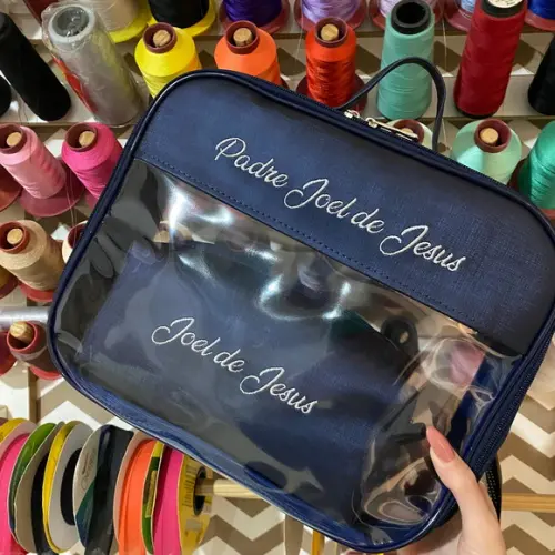 Maleta G Necessaire Com Transparência + Necessaire M