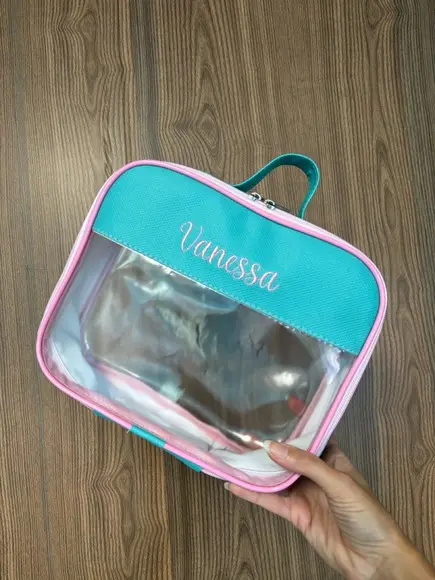 Maleta m Necessaire com Transparência