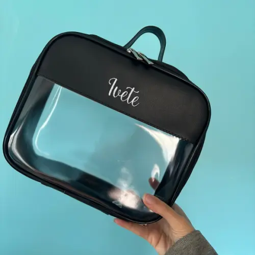 Maleta m Necessaire com Transparência
