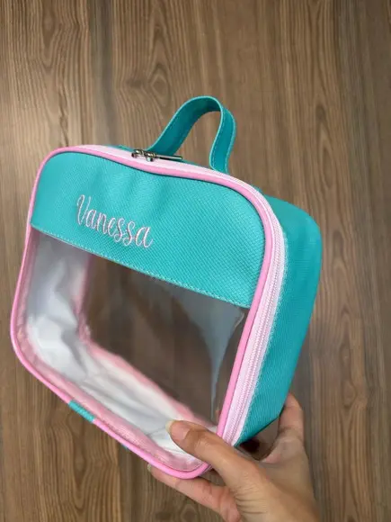 Maleta m Necessaire com Transparência