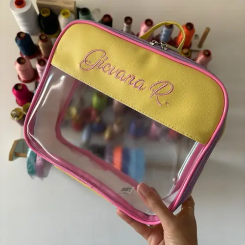 Maleta m Necessaire com Transparência