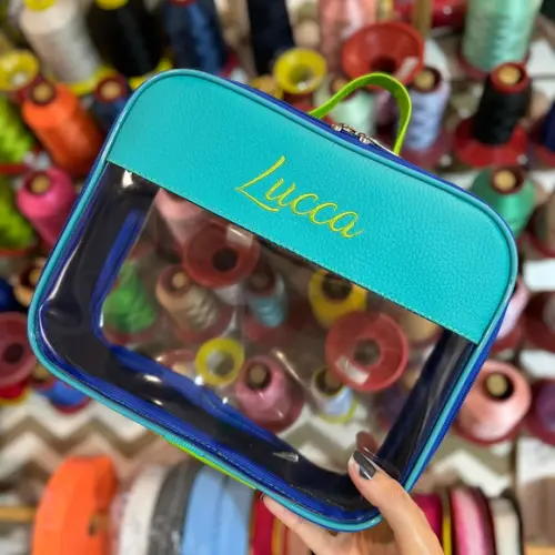 Maleta m Necessaire com Transparência