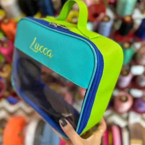 Maleta m Necessaire com Transparência