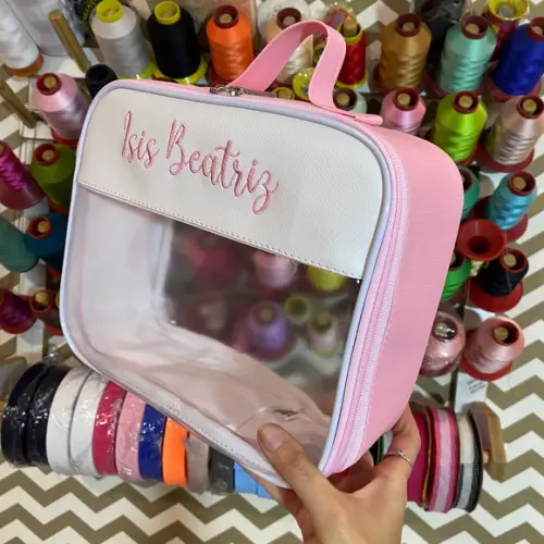 Maleta m Necessaire com Transparência