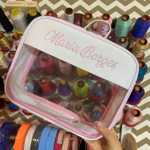 Maleta m Necessaire com Transparência