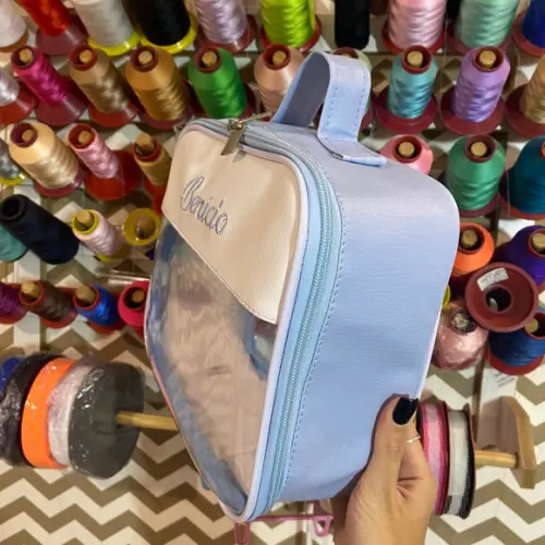 Maleta m Necessaire com Transparência