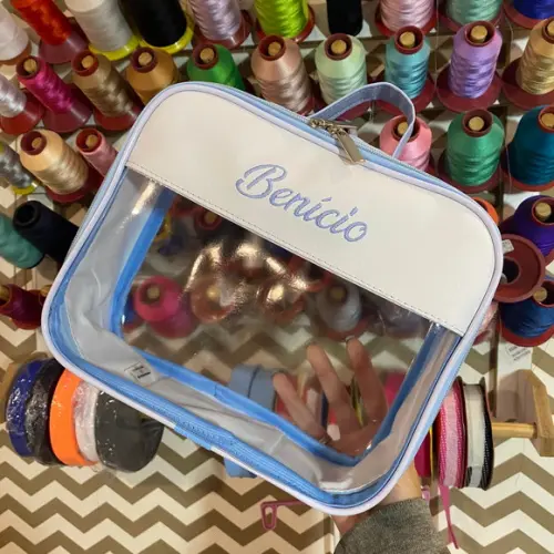 Maleta m Necessaire com Transparência