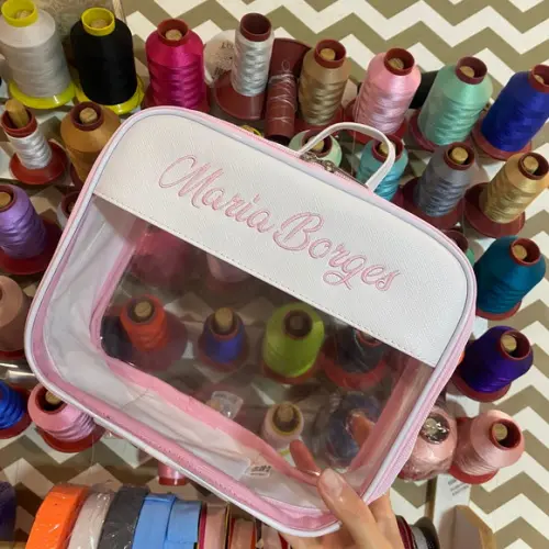 Maleta m Necessaire com Transparência