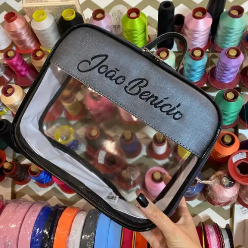 Maleta m Necessaire com Transparência