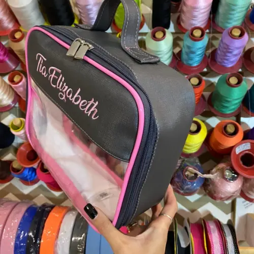 Maleta m Necessaire com Transparência