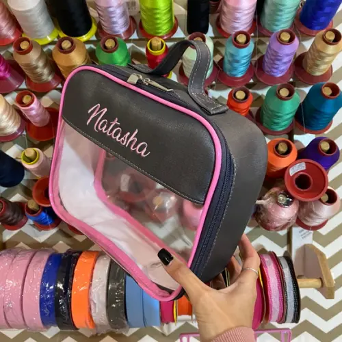 Maleta m Necessaire com Transparência