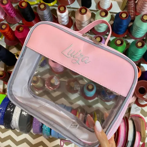 Maleta m Necessaire com Transparência