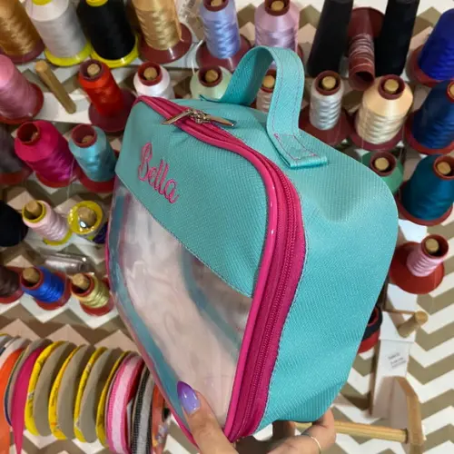 Maleta m Necessaire com Transparência