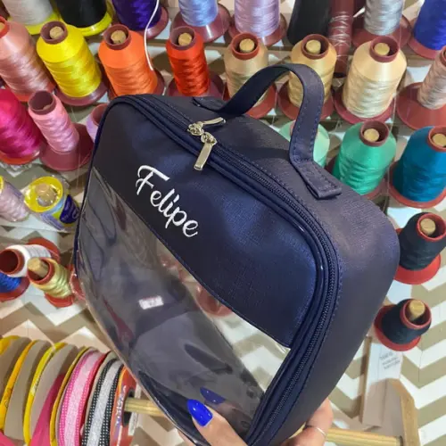 Maleta m Necessaire com Transparência