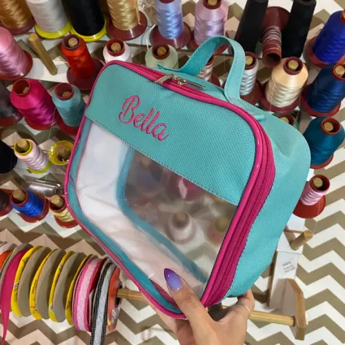 Maleta m Necessaire com Transparência