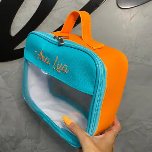 Maleta m Necessaire com Transparência