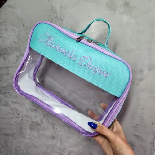 Maleta m Necessaire com Transparência