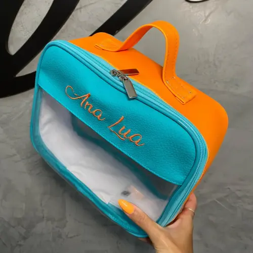 Maleta m Necessaire com Transparência