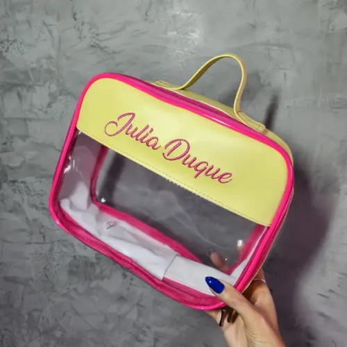 Maleta m Necessaire com Transparência